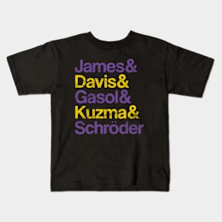 Lakers 2021 going for the double! Kids T-Shirt